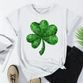 thumbnail image 2 of Summer Tops for Women 2025 St Patrick's Day Round Neck Graphic Tee Shirts Funny Printed Short Sleeve Tshirts, 2 of 5
