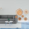 thumbnail image 2 of Organizador De Ropa Con Gancho De Pared Plegable Y Tejido De Ratán, Arte Decorativo De Pared Para Baño, Armario, Dormitorio, Pasillo, Porche, Cafetería., 2 of 8