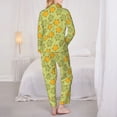 thumbnail image 6 of Goofa Cute Turtle Printed Women’s 2 Piece Pajama Set Super,Pajamas Women's Long Sleeve Sleepwear Soft Button Down Loungewear Pjs Lounge Set Nightwear-Small, 6 of 9