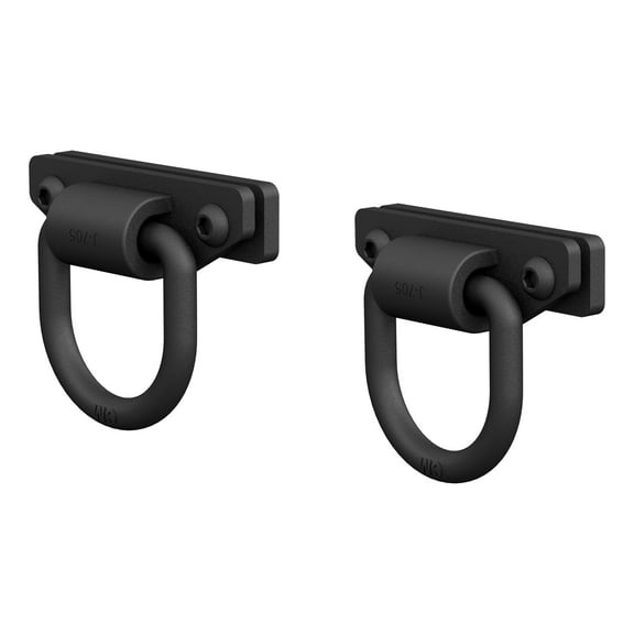 ARIES 2081300 Heavy-Duty Tow Hooks Anti-Rattle D-Ring Shackles, 9,000 lbs Capacity Fits select: 2015-2017 JEEP WRANGLER UNLIMITED, 2012-2014 JEEP WRANGLER