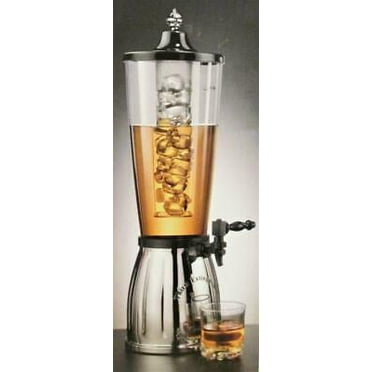 Godinger Chrome Plated Silver Finish Thirst Extinguisher Chillit Drink Dispenser