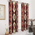 thumbnail image 3 of Bohemia 2 Panels Blackout Curtains for Bedroom Living Room Drapes Kitchen Room Window Blackout Curtain Grommet, 3 of 6