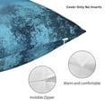 thumbnail image 5 of YFYANG Square Decorative Throw Pillow Case (Without Pillow Insert), Blue Texture Bedroom Sofa Car Cushion Cover, 12"x12", 5 of 9