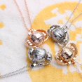 thumbnail image 5 of TYHLZJ Creative Multi-layered Wing-shaped Photo Album Necklace with 4-6 Openable Layers, Designed for DIY to Create a Personalized Photo Pendant.,golden, 5 of 6