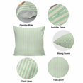 thumbnail image 5 of Pillow Covers 24x24 Inch, Sage Green Striped Linen Pillowcase with Invisible Zipper, Modern Simple Farmhouse Beige Decorative Throw Pillow Covers Cushion Case for Couch Sofa Bed Living Room, 5 of 9