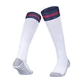 thumbnail image 4 of Kids Soccer Socks Striped Knee High Tube Socks Football Uniform Sports Socks for Boys Girls, 4 of 4