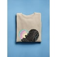 thumbnail image 3 of Abstract Heart W Paint Sweatshirt Women -Image by Shutterstock, Female Small, 3 of 4