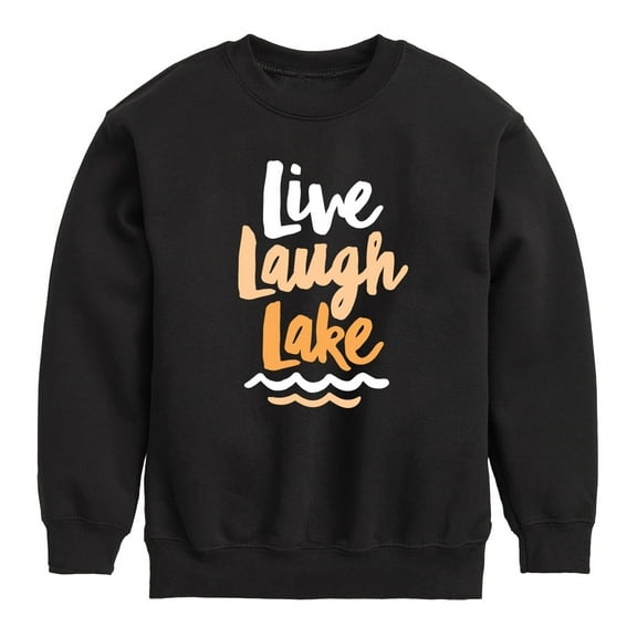 Instant Message - Live Laugh Lake - Toddler And Youth Crewneck Fleece Sweatshirt