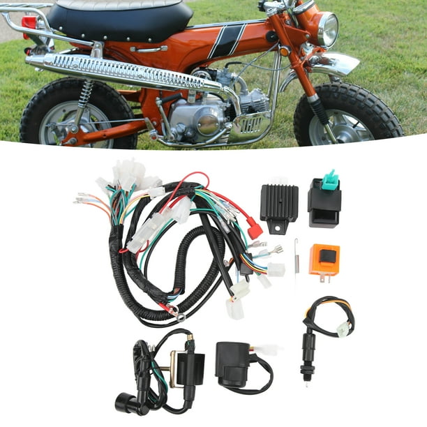 Kit De Mazo De Cables De Arranque Del Motor, Kit De Mazo De Cables De Motor De Alta Resistencia Fácil Instalación 12 V Estable Para CT70 1969 A 1982