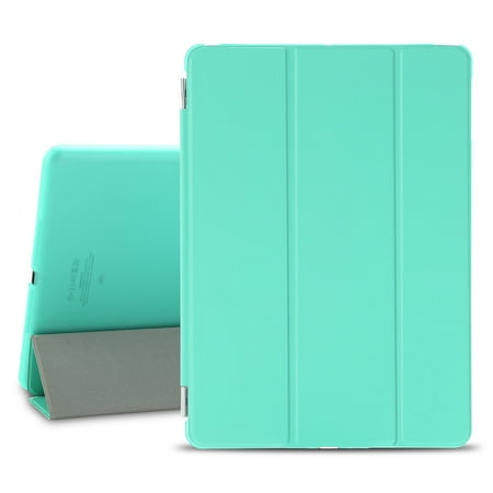 TKOOFN iPad Case for Apple iPad Air Magnetic Leather Ultra Slim Light Weight Trifold Smart Cover(A1474 A1475