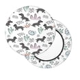 thumbnail image 3 of Goofa Dachshund Dog Puppy Printed Stool Covers Round, Waterproof Round Bar Stool Covers Anti-Slip Round Bar Stool Seat Cover with Elastic Bands Durable -14 inch, 3 of 7