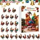 thumbnail image 1 of Calendario de Adviento Navideño | Calendario Festivo de Alta Calidad | Cuenta Atrás para Navidad con Sorpresas | Pieza Decorativa Versátil | 1 Calendario, 1 of 7
