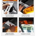 thumbnail image 3 of Universal Sun Visor Extender for Cars & SUVs - 2 Pack Anti-Glare Clip On Visor Extension, Day & Night Adjustable Sun Shield (2Pcs), 3 of 7
