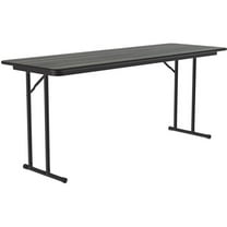 Correll 3/4" High Pressure Folding Seminar Table in New England Driftwood