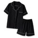 thumbnail image 4 of Ropa de dormir de manga corta, Conjunto de pijama para mujer Conjunto de pijama de dos piezas para mujer Valor inmejorable, 4 of 12