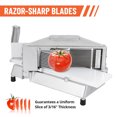 thumbnail image 5 of EastVita Commercial Heavy Duty Tomato Slicer 3/16" Tomato Cutter with Built-In Cutting Board for Home or Restaurant, 5 of 7