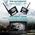 thumbnail image 2 of 7" AHD 1080P Wireless 2CH Backup Camera Kit For Truck Trailer, 2 of 5