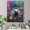 thumbnail image 4 of Hedgehog in Flowers Canvas Print, Cute Animal Decor for Living Room Bedroom Dining Room Office Kids Room Hallway, 4 of 8