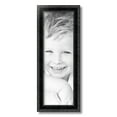 thumbnail image 2 of ArtToFrames 7" x 21" Black Engraved Edges Picture Frame, 7x21 inch Black Wood Poster Frame (WOM-4055), 2 of 8