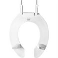 thumbnail image 3 of Bemis 3L2055T Medical Assistance Plastic Round Toilet Seat, White, 3 of 3