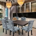 thumbnail image 2 of Chair Covers, Dining Room Chair Covers, Stretch Kitchen Chair Covers/Dining Room Chair Covers Set of 4, Removable Washable Dining Chair Slipcovers for Home, Hotel, Banquet, 2 of 6
