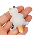 thumbnail image 4 of Juguete antiestrés de gato perezoso kawaii: TPR, 7 cm, blando y mullido, lavable, decoración para el coche o el hogar (a partir de 3 años), 4 of 6