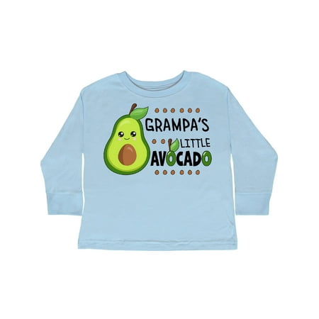 

Inktastic Grampa s Little Avocado with Cute Baby Avocado Gift Toddler Boy or Toddler Girl Long Sleeve T-Shirt