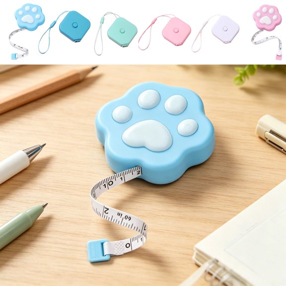 AOMXGD 78.74 In Retractable Soft Measuring Tape, Portable Plastic Body & Sewing Ruler For Tailoring Craft Body Height Measurement