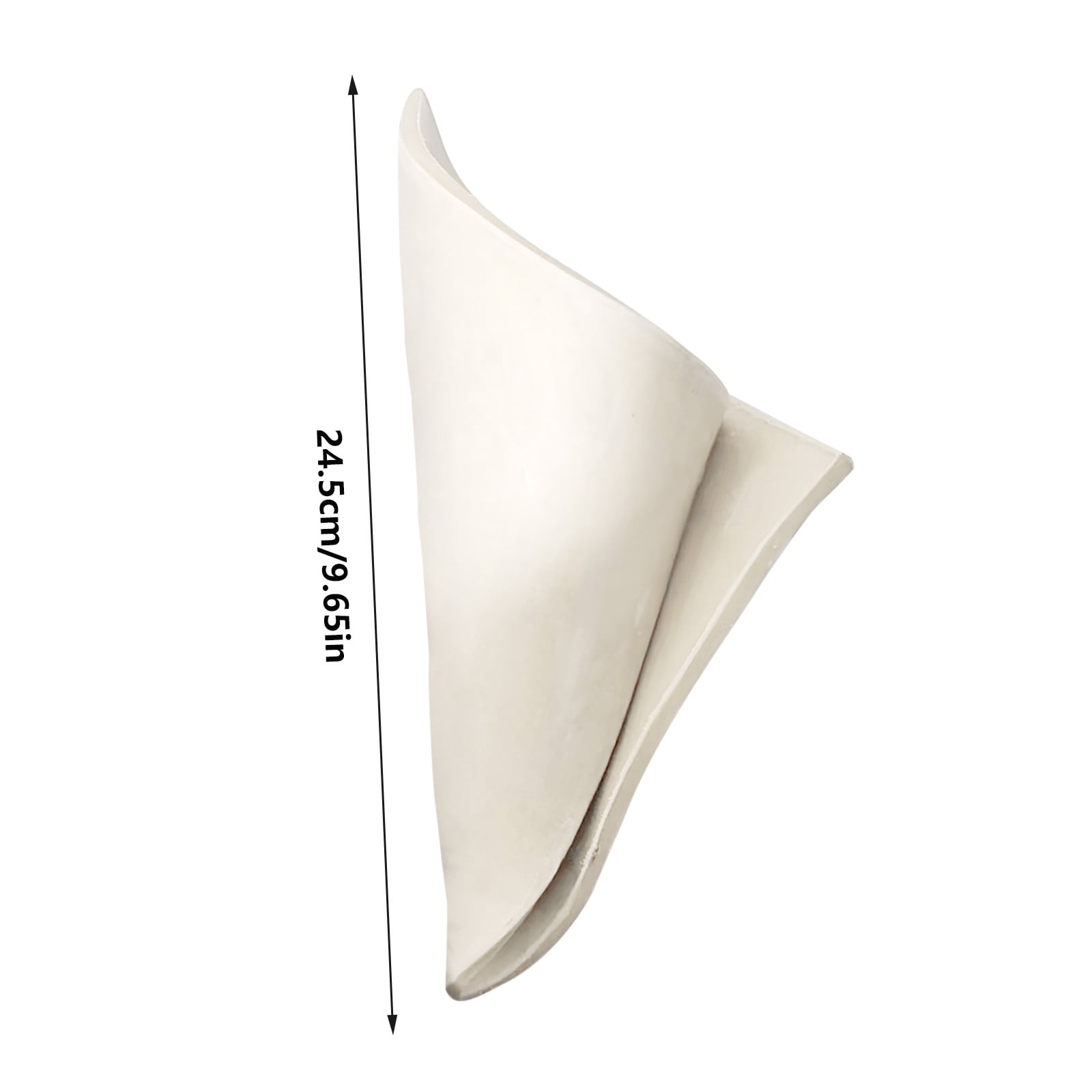 Jubipavy Flower Vase Vases for Decor Vases for Flowers Resin Napkin-Shaped Wall Hanging Planter Vase For Indoor Outdoor Decor