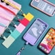 thumbnail image 3 of El cordón cruzado se puede combinar con la cadena de la funda del teléfono móvil, cordón sin orificios, cuerda ajustable para el cuello del teléfono móvil, 3 of 5