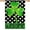 -, variant on Lucky Shamrock St Patricks Day House Flag 28x40 Inch Double Sided Burlap, Welcome Seasonal Sign Large Flag Farmhouse Yard Outdoor Decorations DF189-28