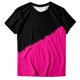 thumbnail image 5 of Gibobby Blusa de Trabajo de Manga Corta Camisetas holgadas para mujer, camisetas verano manga corta, camisetas informales túnica Yoga para entrenamiento, c(Rosa caliente,XL), 5 of 5