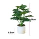 thumbnail image 2 of Planta de banyan artificial, planta en maceta blanca, regalo perfecto para inauguración de la casa. Vhermosa CPB-YL595-3, 2 of 5
