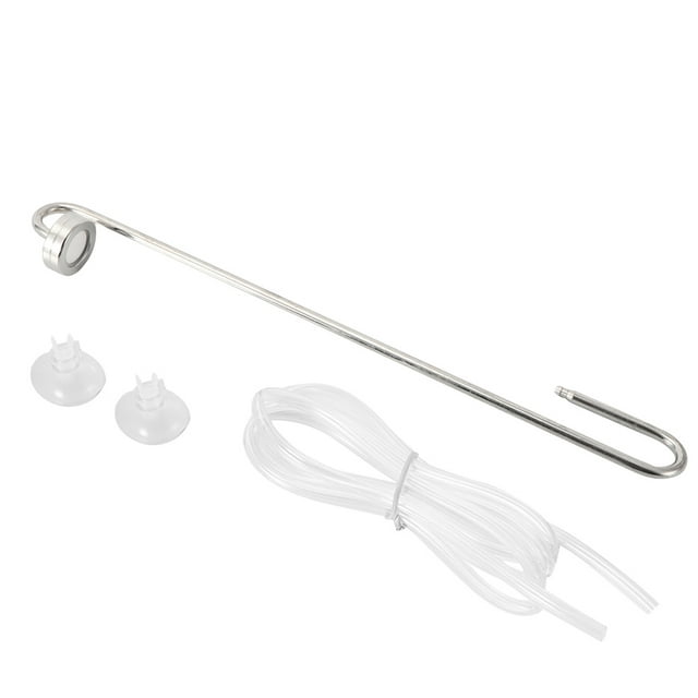 Diffuseur d'Aquarium en Forme de U en Acier Inoxydable, Raffineur d'Aquarium, Lumineux Robuste pour les Poissons d'Aquarium 7cm, 25cm, 30cm, 35cm, 40cm