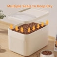 thumbnail image 4 of Airtight Pet Food Storage Container for Dog Cat Food Up to 30lbs Large Dry Food Bin with Measuring Cup Lids for Treats and Other Pets, 4 of 7