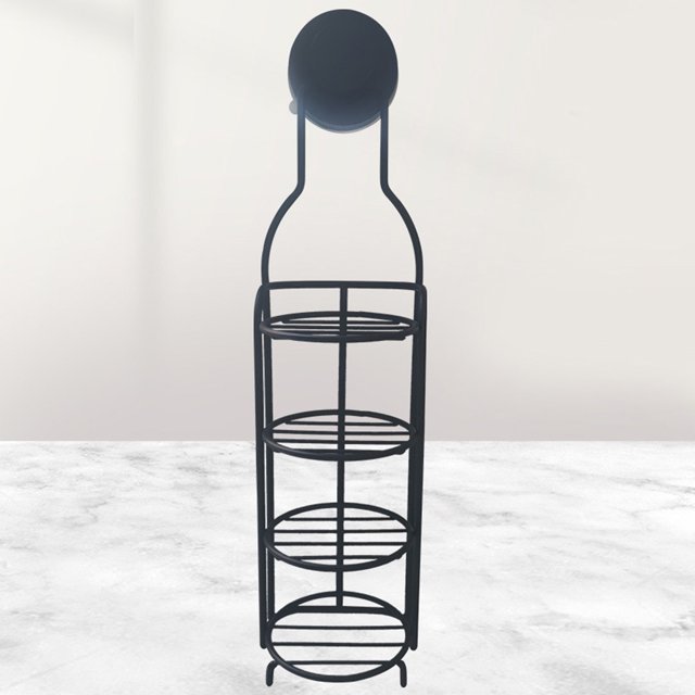 Soporte para barra de champú de 4 niveles, cesta de jabón de pared sin perforación, resistente al óxido para pared de Ducha