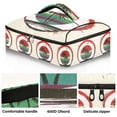 thumbnail image 2 of Iauyy Casserole Carrier for Hot Food Insulated Casserole Travel Carry Bag with Lid Food Warmer Bag for Party/Picnic,Two Palm Trees, 2 of 7