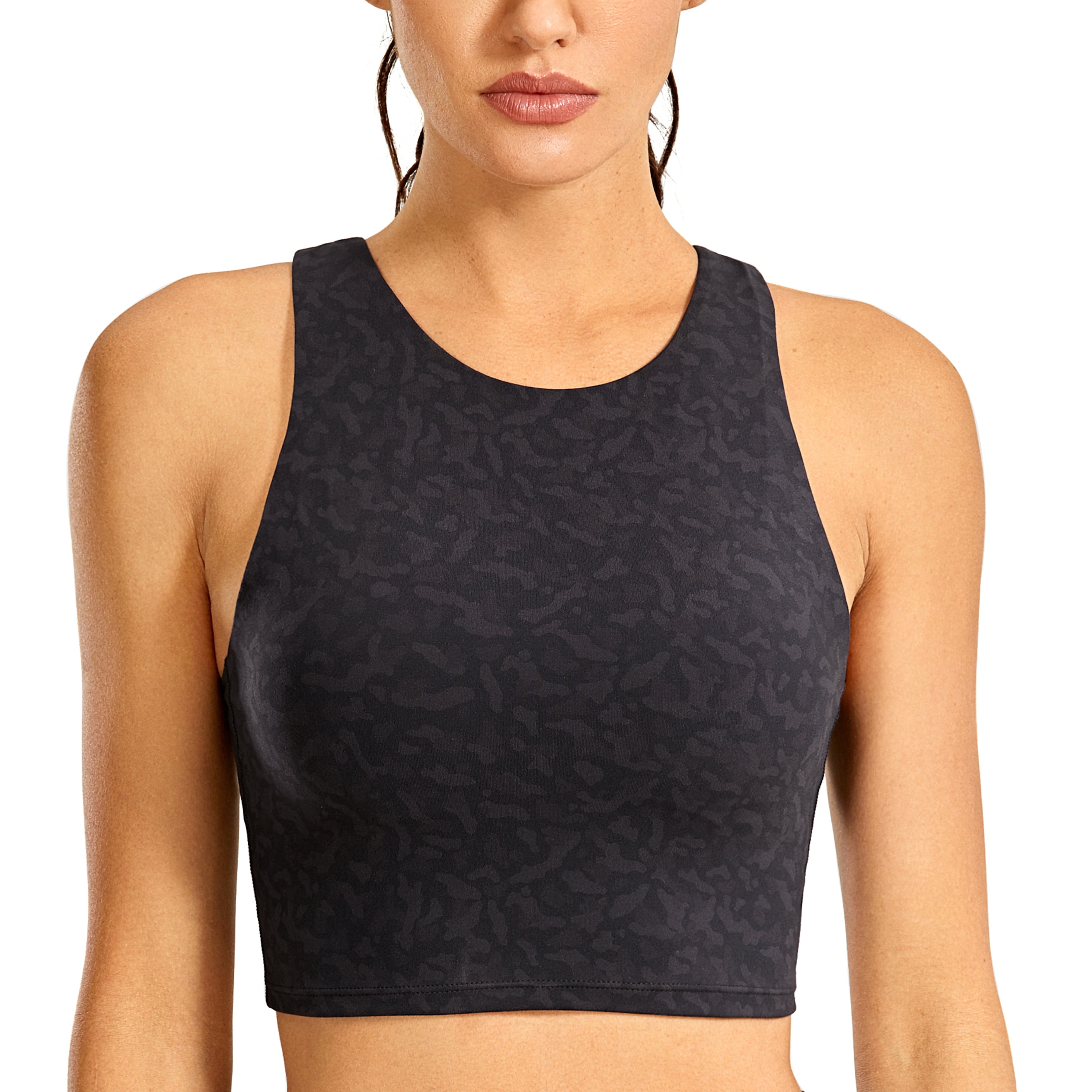 High neck longline sports bra Clearance