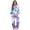 Tie-dye Star Print Blue Violet, variant on Renewold 2 Piece Outfits Lounge Sets Petite for Women Straight Leg Workout Pants Turtleneck Sweatshirt Breathable Vacation Outfits Tracksuits Matching Set, Pastoral Blue Poppy Flower Print, XS
