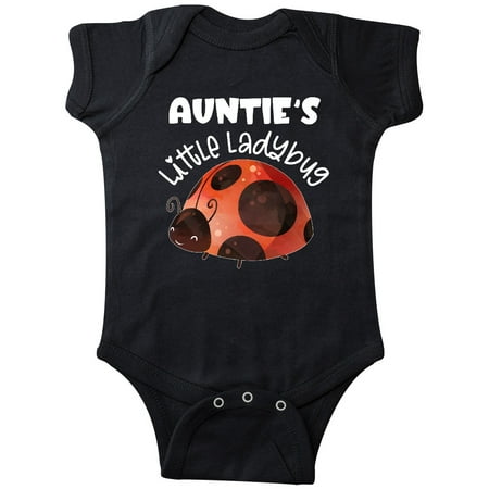 

Inktastic Auntie s Little Ladybug Gift Baby Boy or Baby Girl Bodysuit