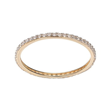 1/4 CTW Diamond and 1K Gold Eternity Band