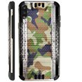 thumbnail image 1 of WORLD ACC Silver Guard Phone Case Compatible with TCL A2X Brushed Metal Texture Hybrid TPU Cover (Multi Camo Crosshatch), 1 of 1