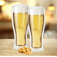 thumbnail image 6 of Double Wall Beer Glass 14oz / 400ml, Set of 2, 6 of 8