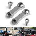 thumbnail image 6 of MotorGenic 2x CNC Titan-color 10MM MOTORCYCLE MIRROR RISER EXTENDER MOTORBIKE ADAPTOR ADAPTER, 6 of 6
