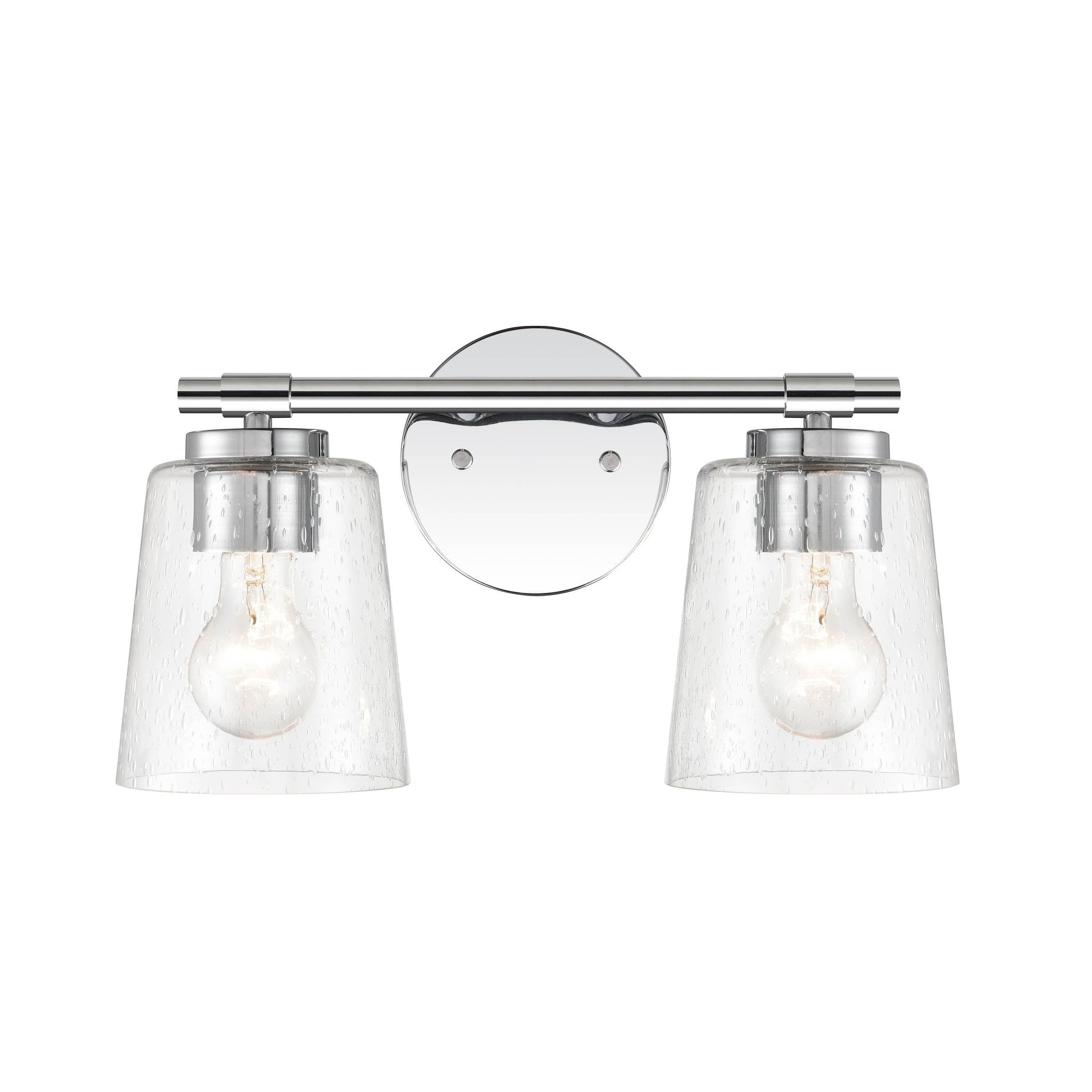 Millennium Lighting 2 Light Bathroom Vanity Fixture in Multiple Finishes Brushed Nickel Nickel Brushed