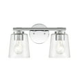 thumbnail image 5 of Millennium Lighting 2 Light Bathroom Vanity Fixture in Multiple Finishes Brushed Nickel Nickel Brushed, 5 of 5
