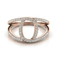thumbnail image 5 of Mauli Jewels Engagement Rings for Women 0.50 Carat Diamond Engagement Ring in 4-Prong10K Rose Gold, 5 of 6