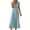 Light Blue-A12, variant on Women's Shirt Linen Casual Dresses V Neck Full Button Down Lapel Collared Maxi Dresses Sleeveless Cute Wedding Guest Long Dresses Purple M
