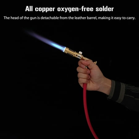 

Xewsqmlo Copper Hand Welding Torch Detachable Portable Heating Torch for Burning Charcoal