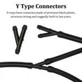 thumbnail image 4 of Lefu 36pcs Windshield Washer Hose Connector Water Tube T/Y/I Type Splitter Fittings, 4 of 9